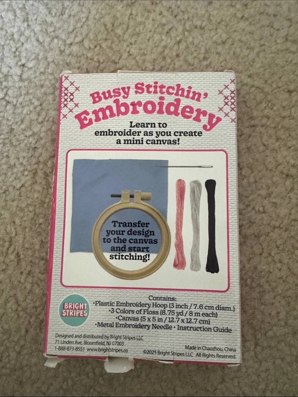 Kitty Embroidery Set